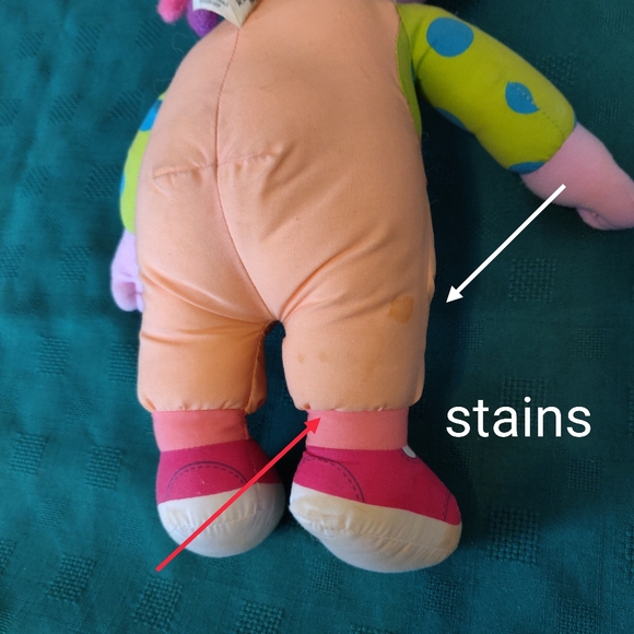 Allegra Soft Doll VINTAGE 90s Nick Jr PLAYSKOOL Allegra's Window Plush RARE - Picture 8 of 14